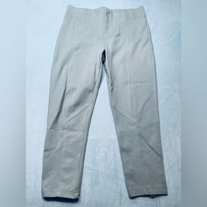 Laura Jo khaki Stretch Zipper Straight Leg Slacks Womens Size 2XL
